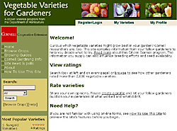vegetable varieties for gardeners website