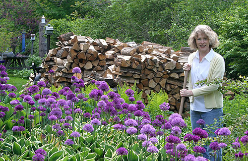 marcia with alliums